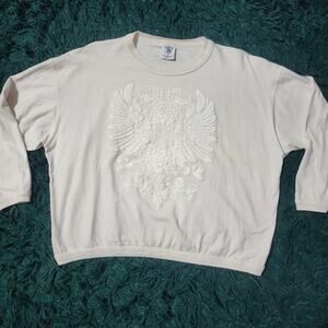 Vintage Harley-Davidson Embossed Eagle Crewneck Sweater USA OSFA 26x22.5